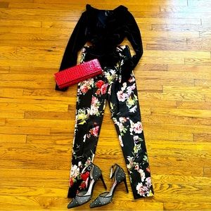 Floral Forever 21 pants